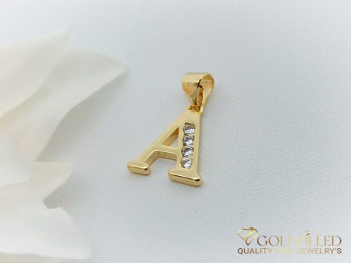 Антиалергична висулка "Goldfilled" 23 мм, цвят 18K