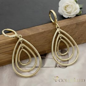   Goldfilled Антиалергични Обеци 45mm 14K цвят