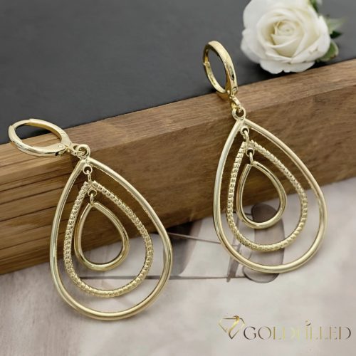 Goldfilled Антиалергични Обеци 45mm 14K цвят