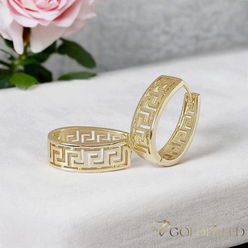 Goldfilled Антиалергенни Обеци 22 mm 14K Цвят