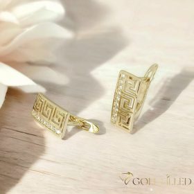   Goldfilled Антиалергенни Обеци 17mm 14K Цвят
