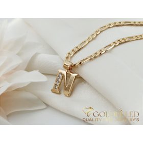   Goldfilled антиалергично колие 50см/3,8мм 18K цвят	