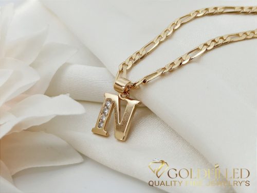 Goldfilled антиалергично колие 50см/3,8мм 18K цвят	