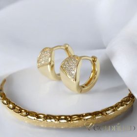   Goldfilled Антиалергенни Обеци 14mm 14K Цвят 