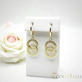   Goldfilled Антиалергични обеци 33мм 14K цвят	
