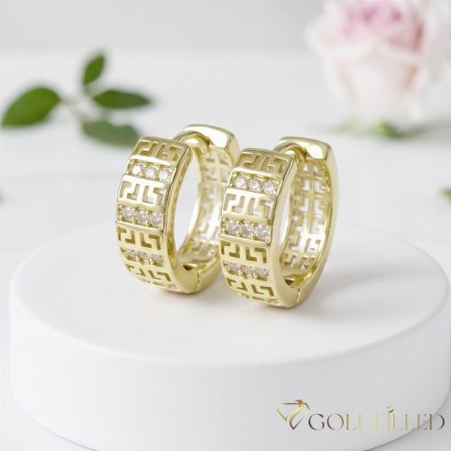 Goldfilled Антиалергенни Обеци 18mm 14K Цвят