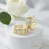 Goldfilled Антиалергенни Обеци 18mm 14K Цвят