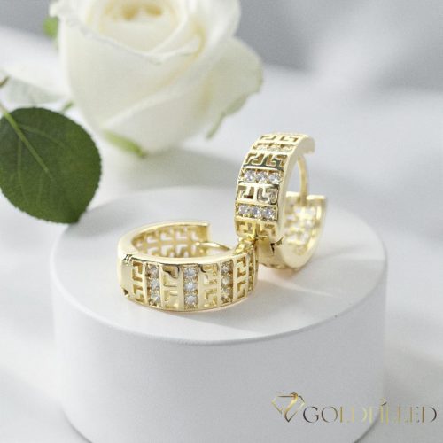 Goldfilled Антиалергенни Обеци 18mm 14K Цвят