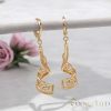 Goldfilled Антиалергични Обеци 50mm 18K цвят