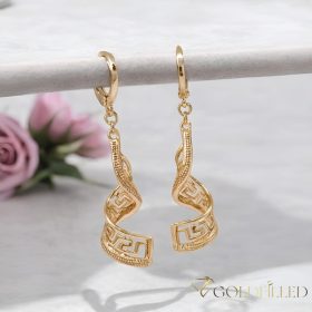   Goldfilled Антиалергични Обеци 50mm 18K цвят