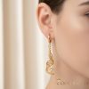 Goldfilled Антиалергични Обеци 50mm 18K цвят