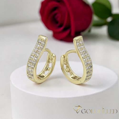 Goldfilled Антиалергенни Обеци 17 mm 14K Цвят