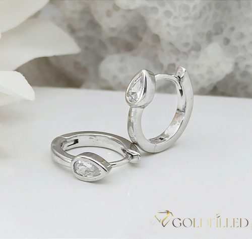 Антиалергични обеци Goldfilled, 16 мм