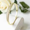 Антиалергична гривна "Goldfilled" 7-4mm , многоцветна (14K) диаметър 60mm "отваряем"
