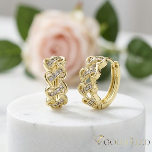 Goldfilled Антиалергенни Обеци 15mm 14K Цвят