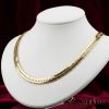 Ексклузивно антиалергично колие "Goldfilled" 50см/7мм, 14K  цвят 14K