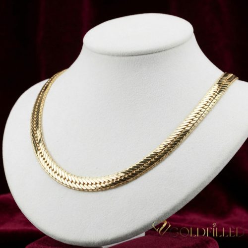 Ексклузивно антиалергично колие "Goldfilled" 50см/7мм, 14K  цвят 14K