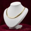 Ексклузивно антиалергично колие "Goldfilled" 50см/7мм, 14K  цвят 14K