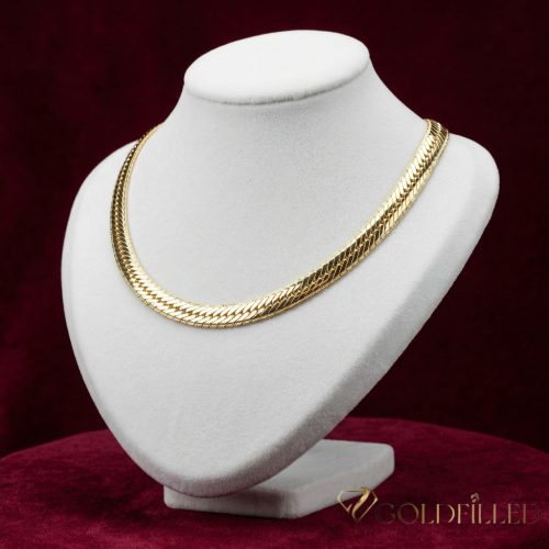 Ексклузивно антиалергично колие "Goldfilled" 50см/7мм, 14K  цвят 14K