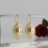 Goldfilled Антиалергични обеци 42мм 14K цвят	