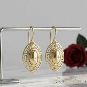   Goldfilled Антиалергични обеци 42мм 14K цвят	