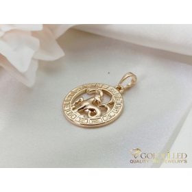   Goldfilled Антиалергенен Медальон 28mm 18K цвят