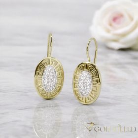   Goldfilled Антиалергични Обеци 35mm 14K цвят