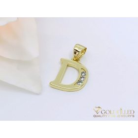   Антиалергична висулка "Goldfilled" 23 мм, цвят 14K