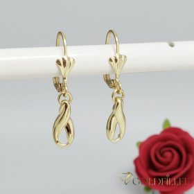   Goldfilled Антиалергични обеци 34мм 14K цвят	