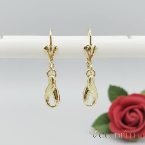 Goldfilled Антиалергични обеци 34мм 14K цвят	