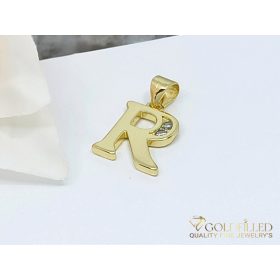   Антиалергична висулка "Goldfilled" 23 мм, цвят 14K