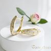 Goldfilled Антиалергенни Обеци 16mm 14K Цвят