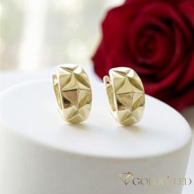   Goldfilled Антиалергенни Обеци 18mm 14K Цвят