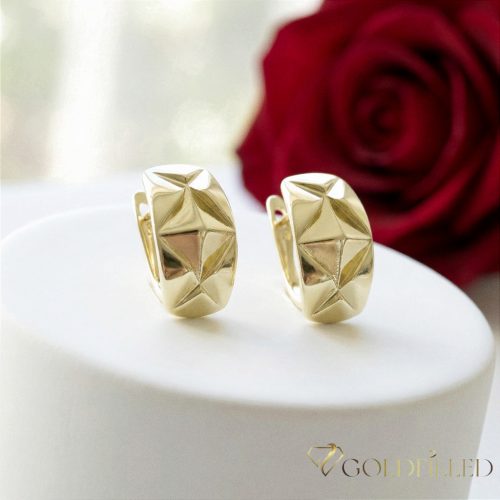 Goldfilled Антиалергенни Обеци 18mm 14K Цвят