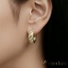 Goldfilled Антиалергенни Обеци 18mm 14K Цвят