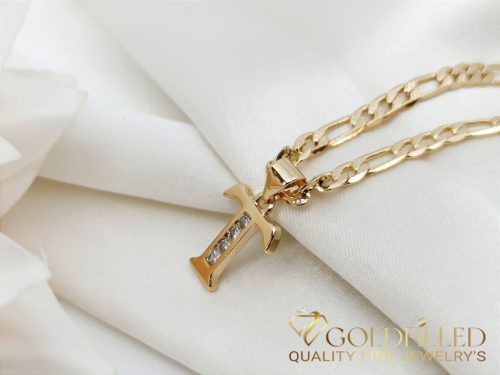 Goldfilled антиалергично колие 50см/3,8мм 18K цвят	