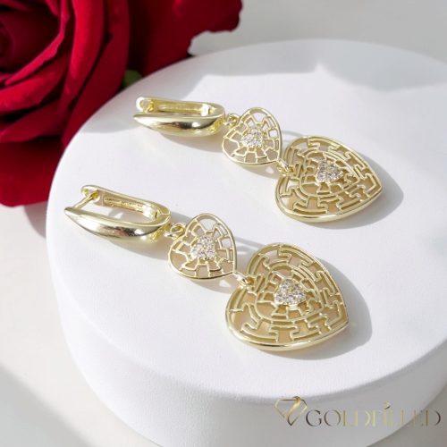 Goldfilled Антиалергични обеци 48мм 14K цвят	