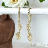 Goldfilled Антиалергични обеци 38мм 14K цвят	