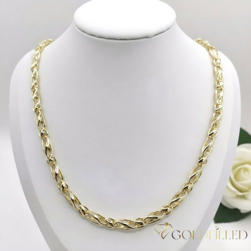 Ексклузивно антиалергично колие "Goldfilled" 60см/6мм, 14K  цвят 14K