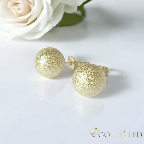 Goldfilled Антиалергенни Обеци 10mm 14K Цвят