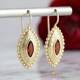  Goldfilled Антиалергични обеци 46мм 14K цвят	