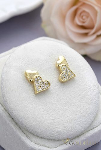 Goldfilled Антиалергични обеци 11мм 14K цвят	