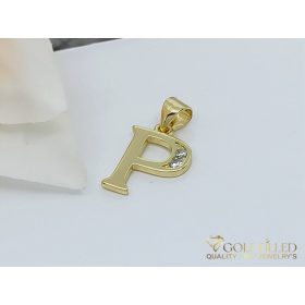   Антиалергична висулка "Goldfilled" 23 мм, цвят 14K