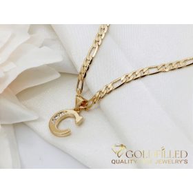   Goldfilled антиалергично колие 50см/3,8мм 18K цвят	