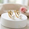 Goldfilled Антиалергенни Обеци 20mm 18K Цвят
