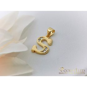   Антиалергична висулка "Goldfilled" 23 мм, цвят 18K