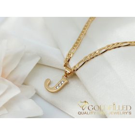   Goldfilled антиалергично колие 50см/3,8мм 18K цвят	