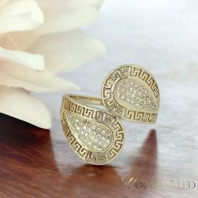   Антиалергичен пръстен "Goldfilled", в различни размери, цвят 14K