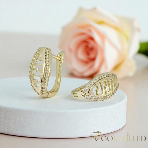 Goldfilled Антиалергенни Обеци 17mm 14K Цвят