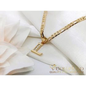   Goldfilled антиалергично колие 50см/3,8мм 18K цвят	